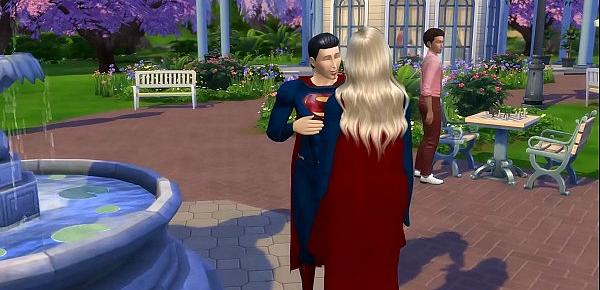  La Boda de Superman y Supergirl Fotos a la Novia Corazón Roto al Marido Cornudo Hentai Netorare Fuerte